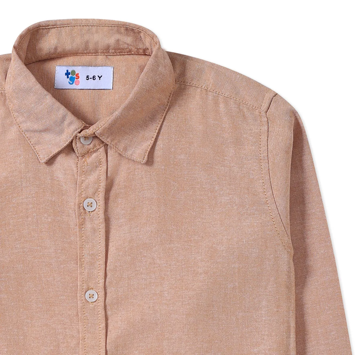 Beige Button Down Shirt