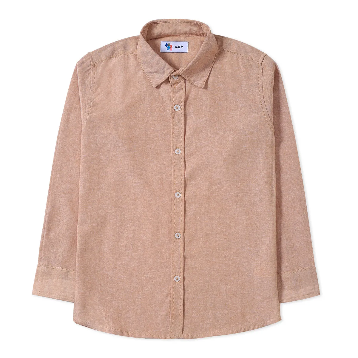 Beige Button Down Shirt