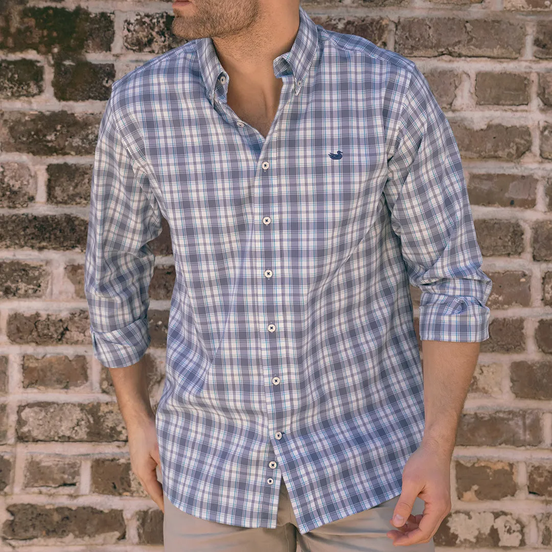 Benton Performance Plaid Dress Shirt