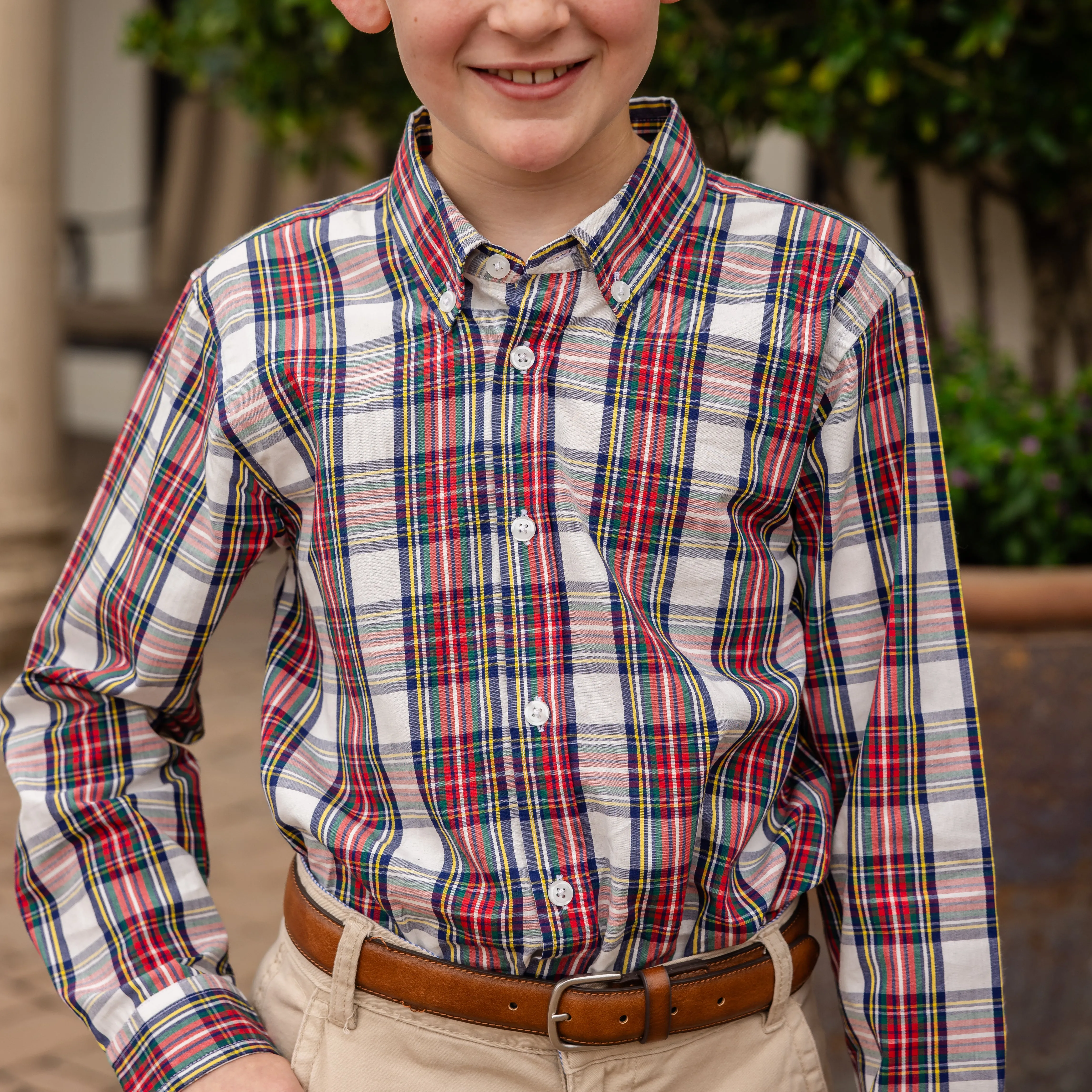 Boys Button Down - Windsor Tartan