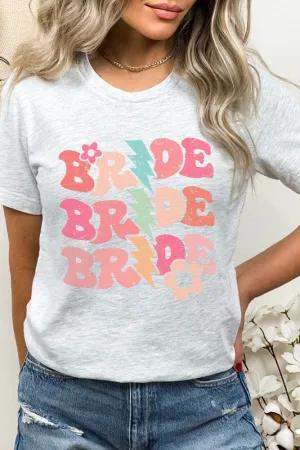 Bride Floral Lightning Bolts Repeat Graphic Tee *Online Only*