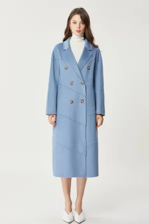 Fangyan | Blue Andrea Wool Coat