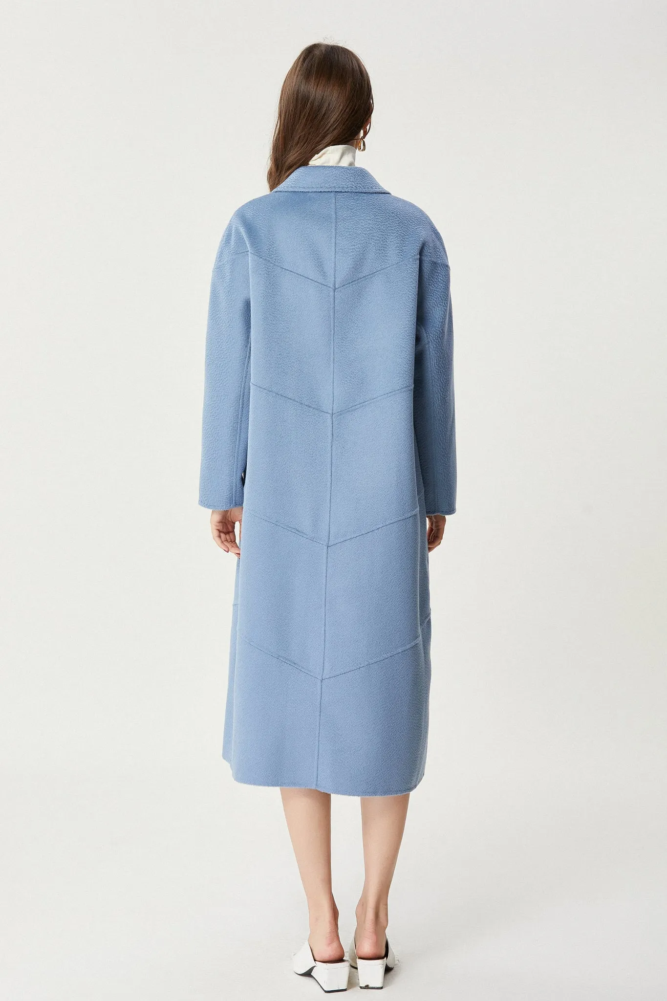 Fangyan | Blue Andrea Wool Coat