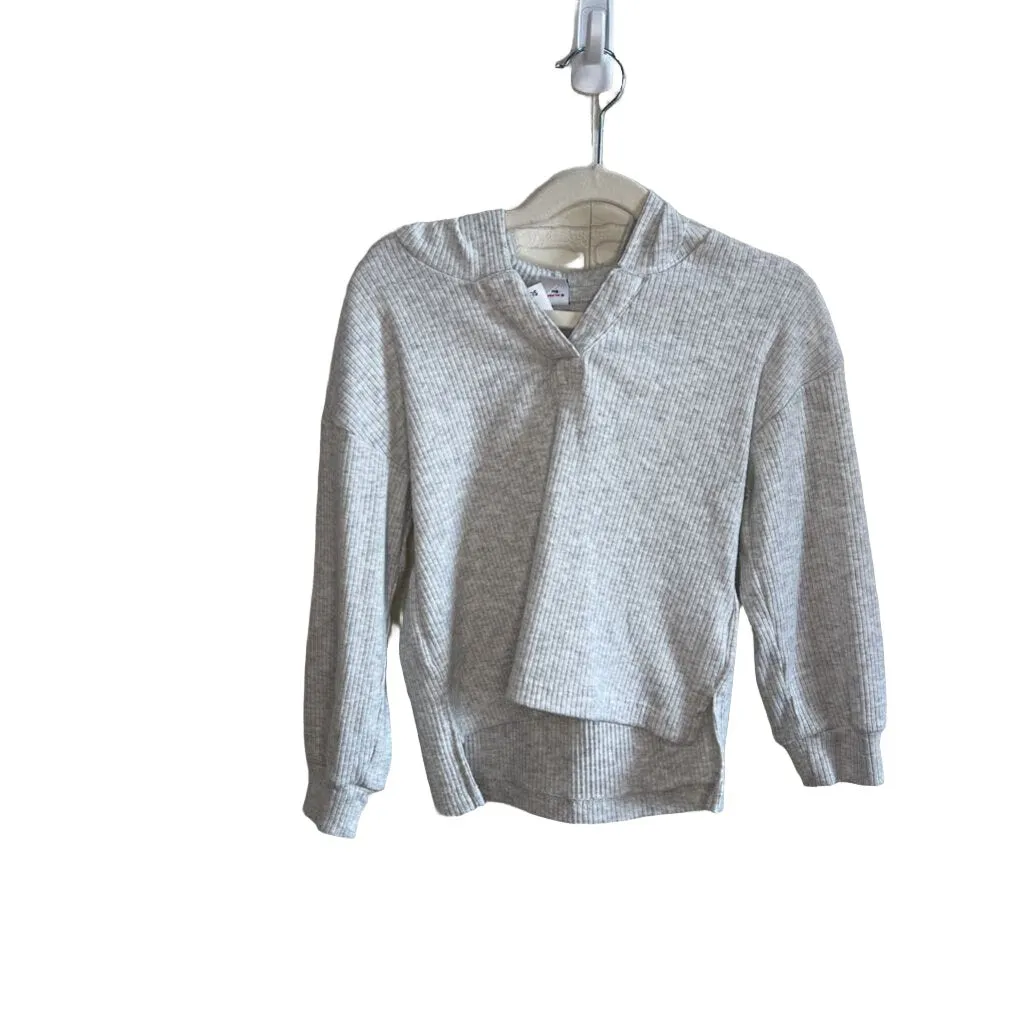 Hooded LS V-Neck Shirt