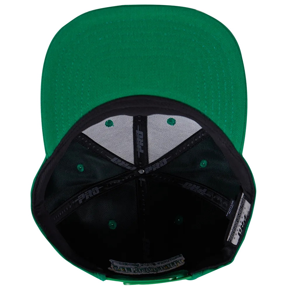 KENTUCKY STATE UNIVERSITY CLASSIC UNISEX PRIMARY LOGO WOOL SNAPBACK (KELLY GREEN)