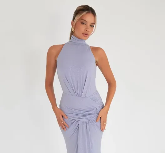 Kim - Figure flattering dress with sparkle