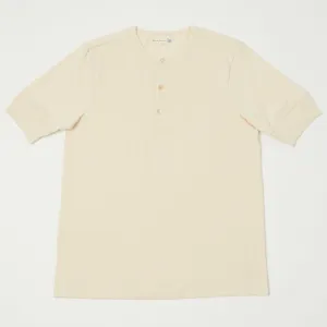 Merz b. Schwanen 207 Short Sleeve Henley - Nature