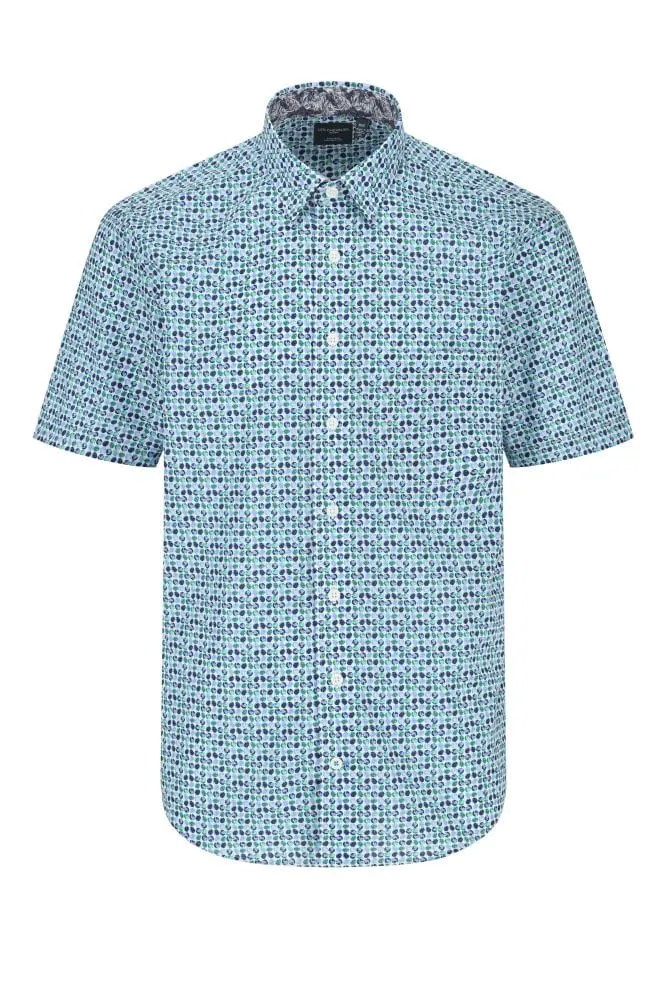 Mint Short Sleeve Shirt - Button-Down Men's Short Sleeve Shirts