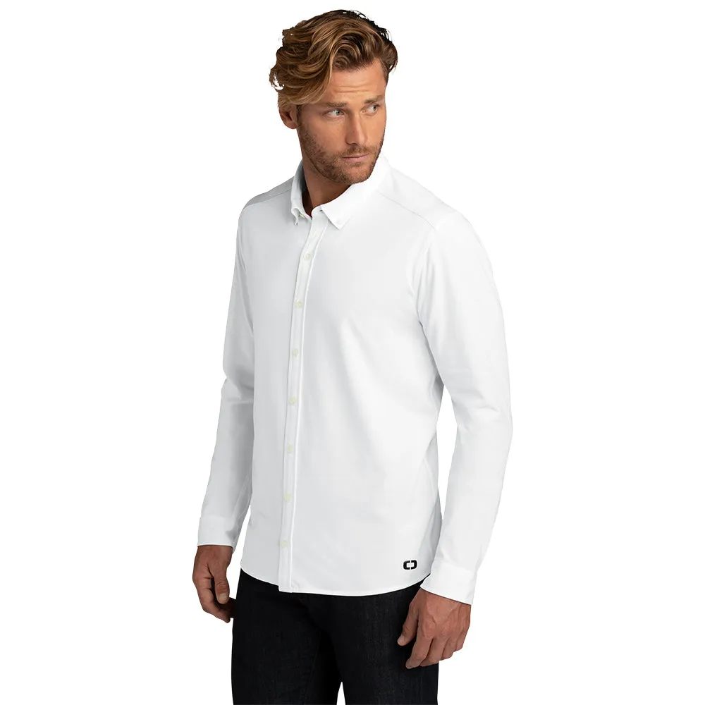 OGIO ® Code Stretch Long Sleeve Button-Up - Bright White