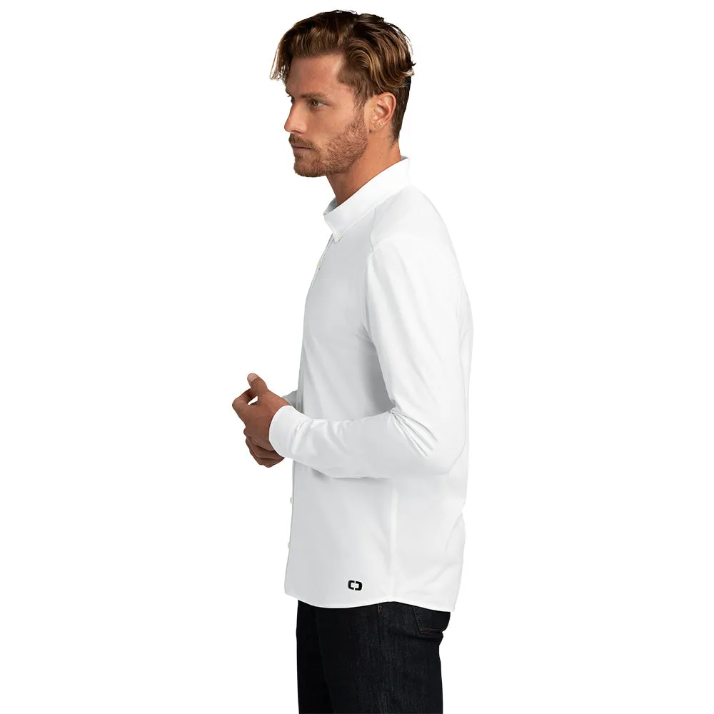 OGIO ® Code Stretch Long Sleeve Button-Up - Bright White