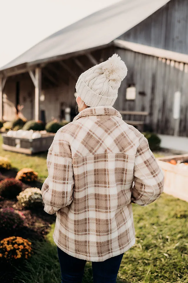 Sherpa Plaid Jacket