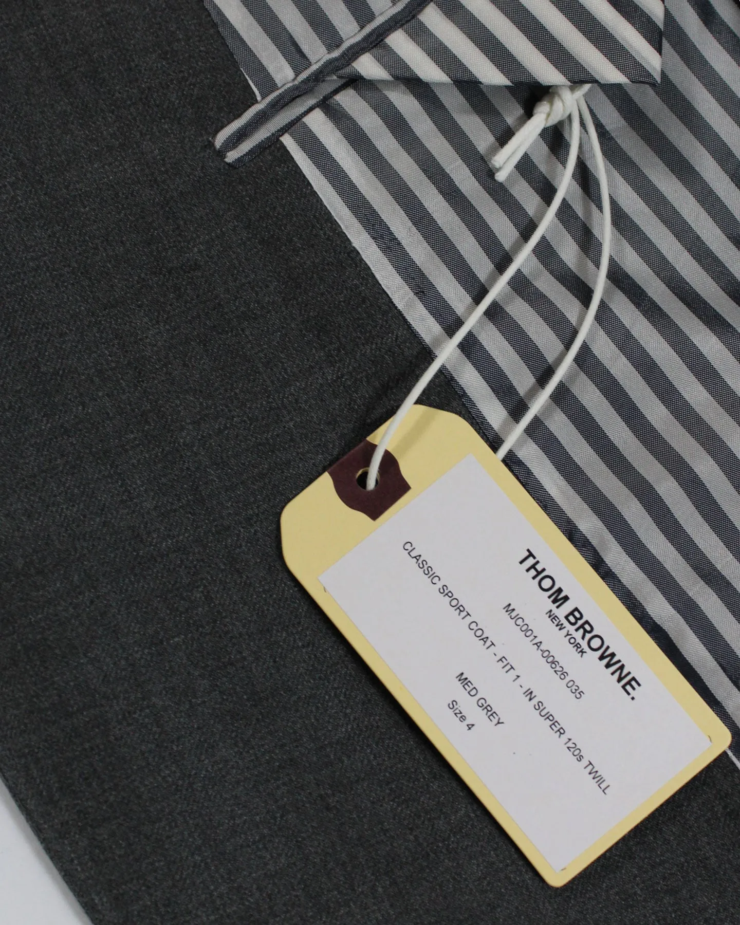 Thom Browne Sport Coat Medium Gray Blazer EU 50 / US 40 SALE