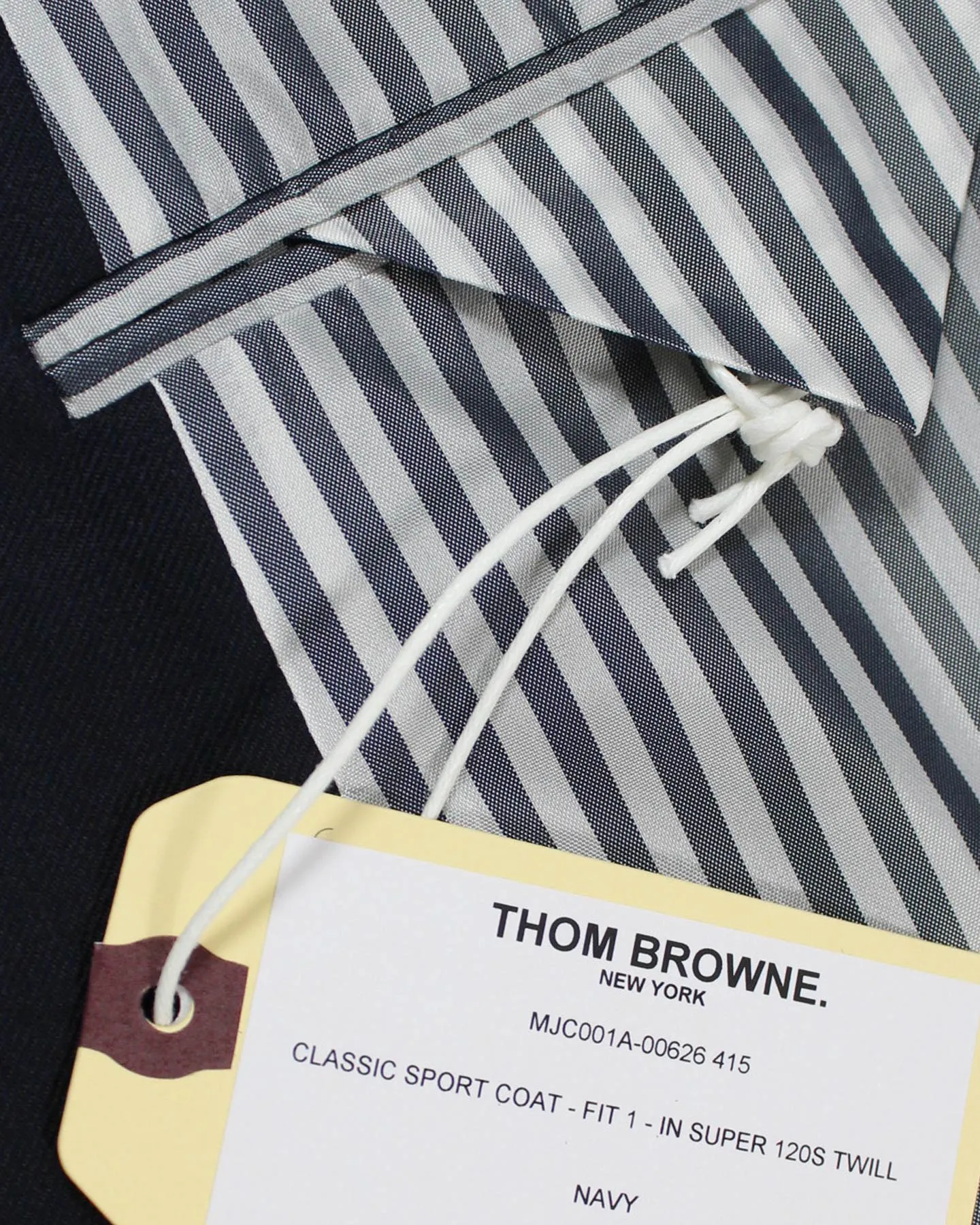 Thom Browne Wool Sport Coat Navy Slim Fit - EU 50 / US 40 SALE