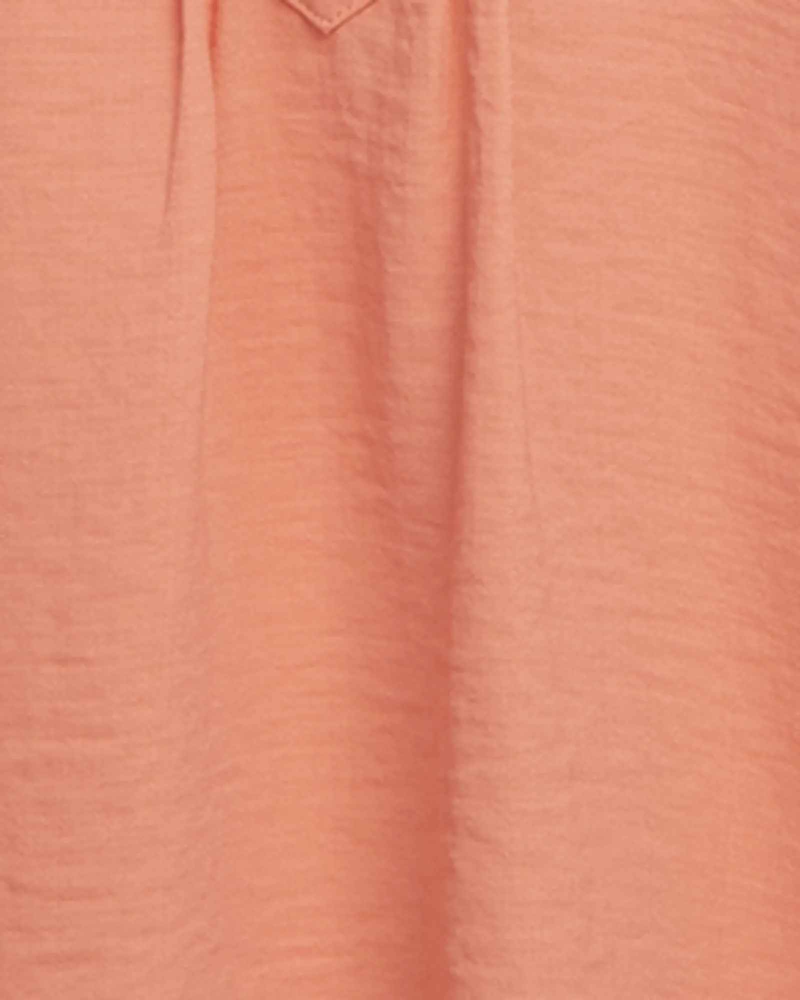 Trista Ruffle Sleeve Henley Blouse | Coral