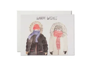 Warm Wished Winter Parkas Card