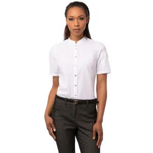 WOMEN SEERSUCKER SHIRT - White