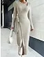 Women's Casual Wrap Long Dress